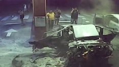 Кола гръмна и разпръсна 20 килограма кокаин на бензиностанция