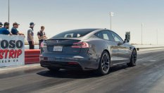 Tesla Model S Plaid постави нов световен рекорд на четвърт миля