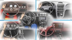 Как еволюира интериорът на Ford Mustang