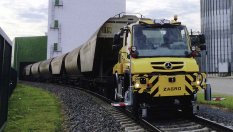 Unimog тръгна по релси