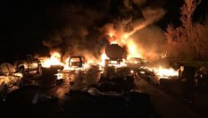 Пълна цистерна с гориво предизвика апокалиптична катастрофа (ВИДЕО)