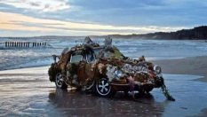 Класическо Porsche 911 беше &bdquo;удавено&ldquo; на сушата