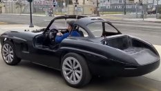 Украинци изрязаха Tesla Model 3, за да направят Mercedes 300&nbsp;SL&nbsp;Gullwing