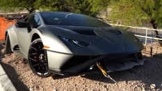 Едно от първите Huracan STO отива за скрап