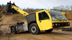 MAN показа подземен камион