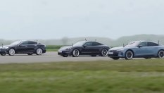 Електрическите Audi, Mercedes и Porsche се сражават с Tesla