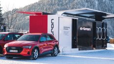 Audi направи зарядна станция от стари батерии