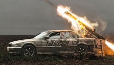 В Украйна превърнаха BMW 7-Series в ракетна установка