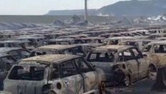 Пожар унижощи стотици Maserati (ВИДЕО)