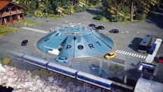 Първата аерогара за летящи коли вече е почти готова