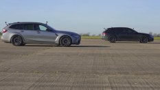 Вижте BMW M3 Touring срещу Audi RS4 Avant на пистата