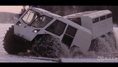 Украинският всъдеход, който се катери и плува навсякъде