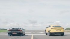 Urus срещу Huracan на пистата (ВИДЕО)