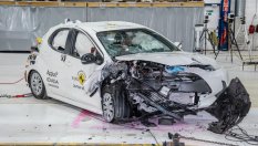 Toyota Yaris е първият модел, който се справи с новите краш-тестове