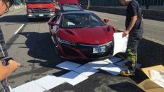 Първата бройка от новата Honda NSX бе разбита