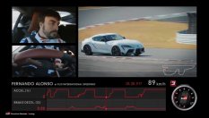 Как се справя Алонсо с новата Toyota Supra (ВИДЕО)