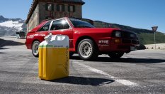 Това класическо Audi харчи бензин, направен от слънцето