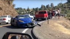 Американец разби най-новия Chevrolet Corvette