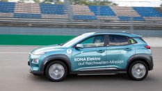 Hyundai Kona постави рекорд по пробег с едно зареждане