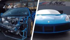 Как се възстановяват разбити суперавтомобили (ВИДЕО)