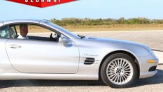 Колко вдига Mercedes-Benz SL55 AMG без ограничител на скоростта