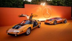 Mercedes-Benz представи спортна кола с &bdquo;крила на чайка&ldquo; и аксиални двигатели