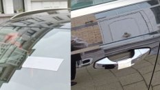 Шофьор, открил странен белег по колата си, беше предупреден за опасност