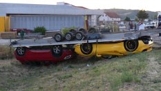 Това се случва, когато теглите Ferrari и Mercedes като "чувал с картофи"