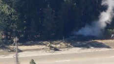 Tesla Semi се запали и блокира магистрала за часове