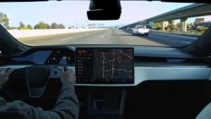 Tesla на автономен режим причини катастрофа с 8 коли в тунел