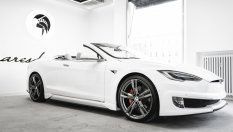 Италианци направиха Tesla Model S кабриолет