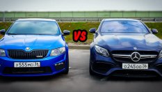 Skoda Octavia направи Mervedes-AMG Е63 за смях