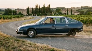 Легендарното окачване на Citroen позволява да карате на три гуми