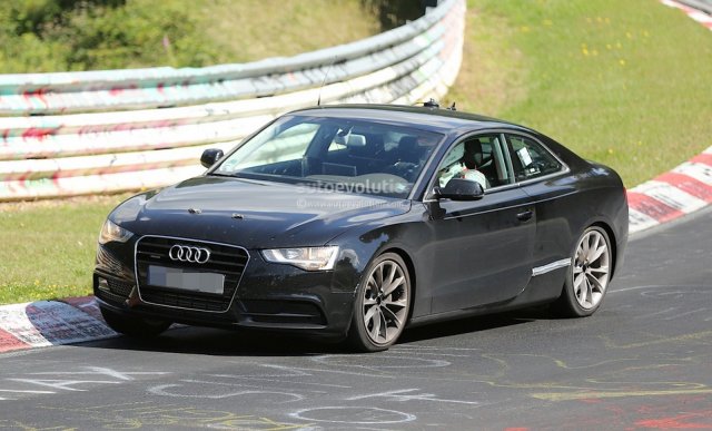 Audi тества новото A5 Coupe