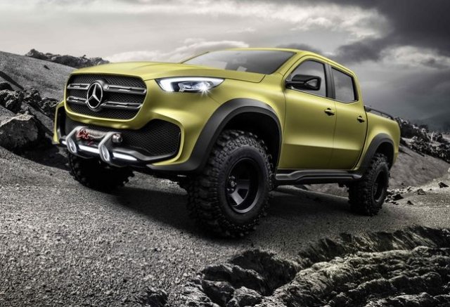 Пикапът на Mercedes-Benz излезе в два варианта