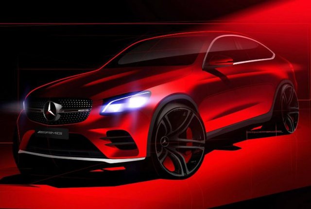 Mercedes-Benz показа облика на GLC Coupe