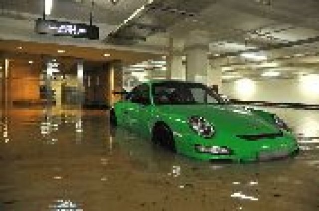 Милиони в екзотични коли плуват в гараж