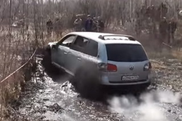 Да разбиеш Touareg за 5 мин.