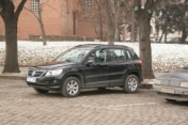 Първият VW Tiguan забелязан в центъра на София