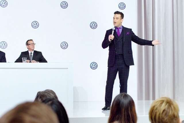 Роби Уилямс е новият маркетинг директор на Volkswagen