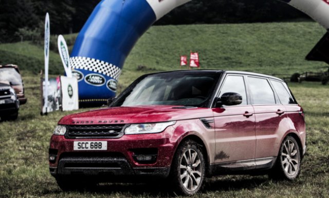 Range Rover Sport се направи на скиор