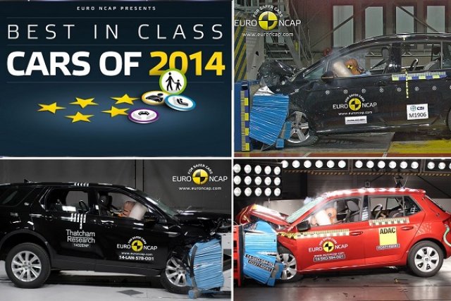 Euro NCAP обяви най-безопасните автомобили за 2014 г.
