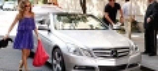 Кабриото на E-Class без маскировка