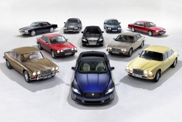50-годишната еволюция на Jaguar XJ в кратък клип (ВИДЕО)
