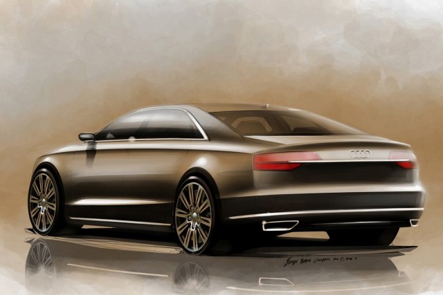 Официални изображения на Audi A8