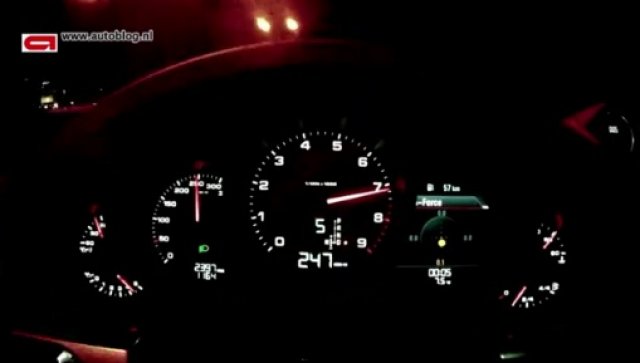 0-300 км/час на борда на Porsche 911 Carrera S
