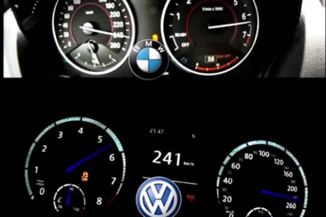 BMW M135i vs. VW Golf R