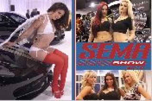 Красавиците на изложението SEMA