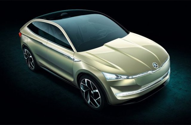 Skoda представи електрическо крос-купе