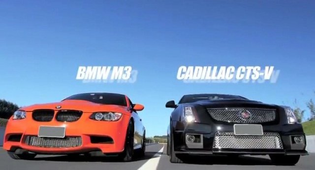 Cadillac CTS-V Hennessey VS BMW M3 Vortech